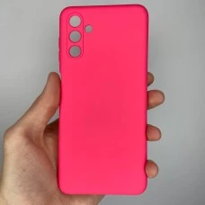 Силикон Original 360 Case Samsung Galaxy A04S (2022) (ShutCam) (Малиновый)