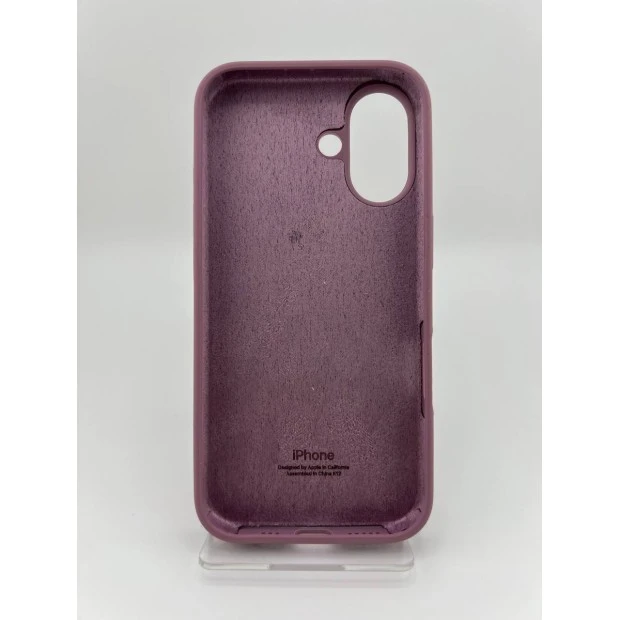 Силіконовий оригінальний чохол для Apple iPhone 16 (01) Bilberry