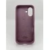 Силіконовий оригінальний чохол для Apple iPhone 16 (01) Bilberry