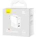 СЗУ-адаптер Baseus GaN5 Pro CCGP100202 140W (2Type-C / 1USB) + кабель Type-C - Type-C (Белый) СЗУ-адаптер Baseus GaN5 Pro CCGP100202 140W (2Type-C / 1USB) + кабель Type-C - Type-C (Белый)