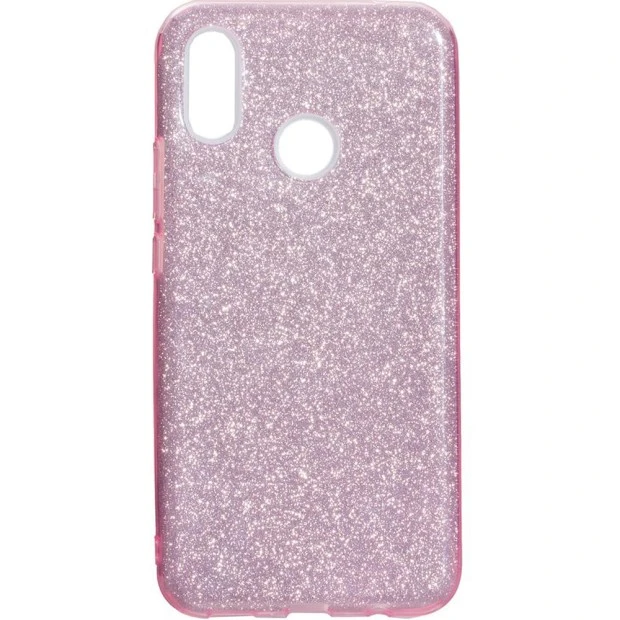 Силиконовый чехол Glitter Huawei P Smart Plus / Nova 3i (розовый)