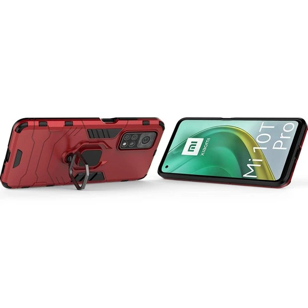 Бронь-чехол Ring Armor Case Xiaomi Mi 10T / Mi 10T Pro (Красный)