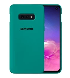 Силикон Original Case Samsung Galaxy S10e (Тёмно-зелёный)