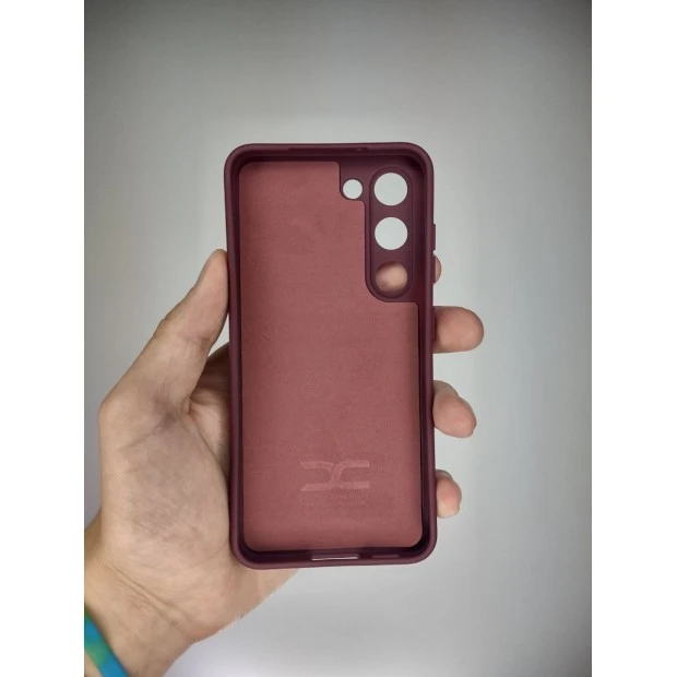 Силикон Original Samsung Galaxy S23 (ShutCam) (Бордовый)