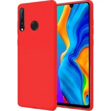 Силикон iNavi Color Huawei P30 Lite (Красный)