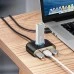 Переходник USB HUB Baseus Square round 4 in 1 USB HUB Adapter (4 порта) (Чёрный) Переходник USB HUB Baseus Square round 4 in 1 USB HUB Adapter (4 порта) (Чёрный)