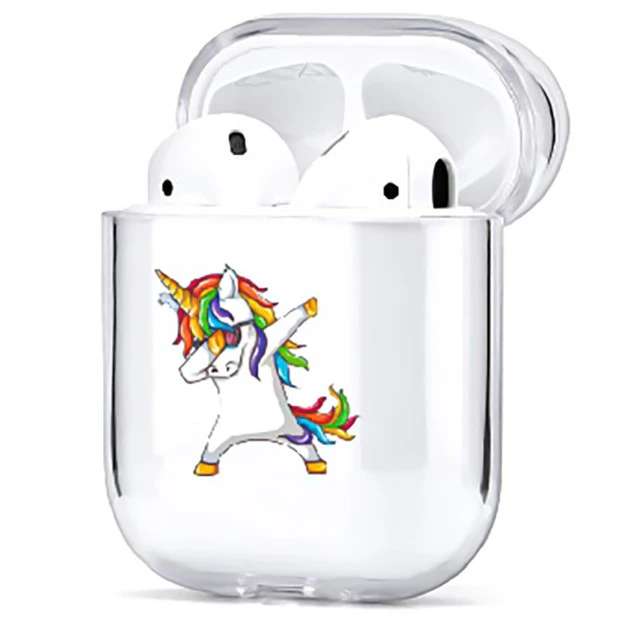 Чехол для наушников Clear Case Apple Airpods (Poni)