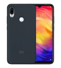 Силикон Original Case Xiaomi Redmi Note 7 (Тёмно-серый)