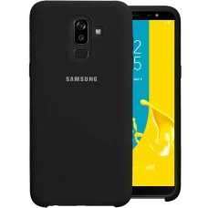Силиконовый чехол Original Case Samsung Galaxy J8 (2018) J810 (Чёрный)