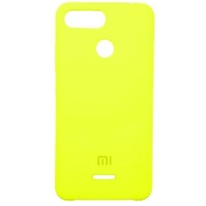 Силиконовый чехол Original Case Xiaomi Redmi 6 (Жёлтый)