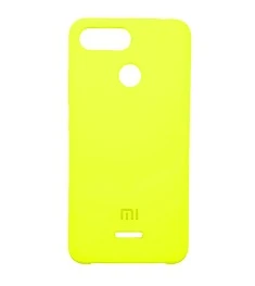 Силикон Original Case Xiaomi Redmi 6 (Жёлтый)