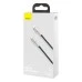 USB-кабель Baseus Cafule Metal Data 20W (0,25 м) (Type-C to Lightning) (Чорний) CATLJK-01