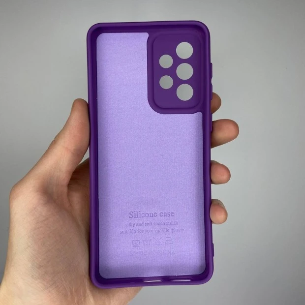 Силикон Original 360 Case Samsung Galaxy A33 (ShutCam) (Сиреневый)