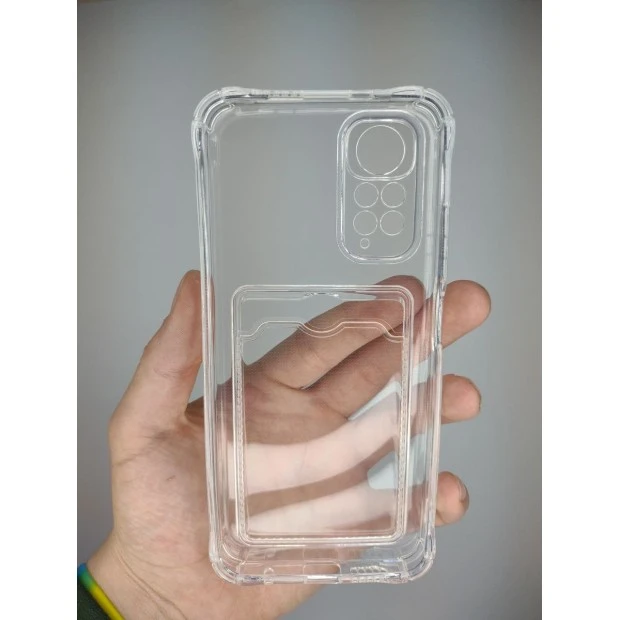 Силіконовий кейс WS для карт Xiaomi Redmi Note 11  /  Note 11S (ShutCam) (Прозорий)