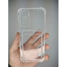 Силикон WS Card Case Xiaomi Redmi Note 11 / Note 11S (ShutCam) (Прозрачный)