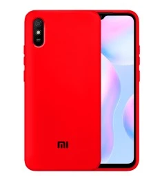 Силикон Original 360 Case Logo Xiaomi Redmi 9A (Красный)