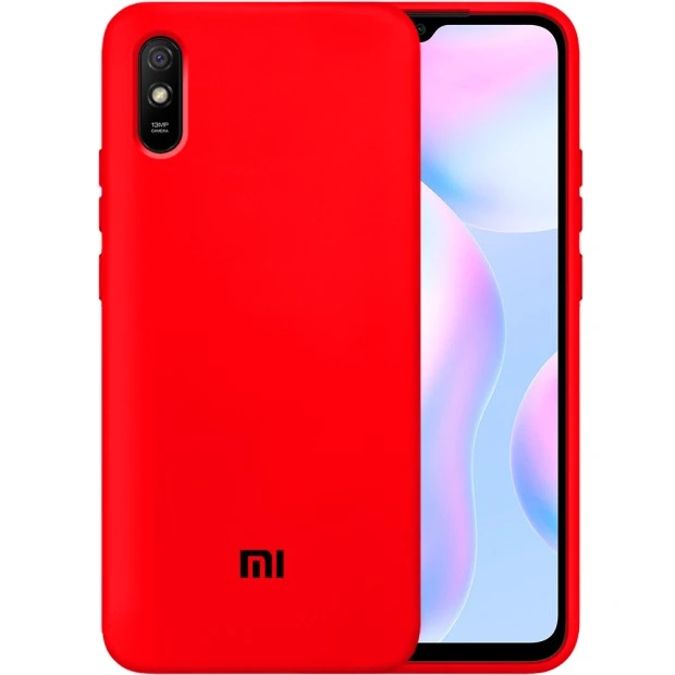 Силикон Original 360 Case Logo Xiaomi Redmi 9A (Красный)