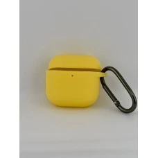 Чехол для наушников Full Silicone Case Apple AirPods 4 (13) Yellow