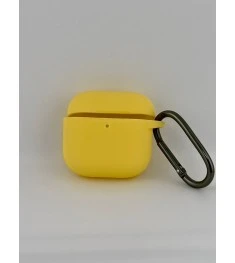 Чохол для навушників Full Silicone Case Apple AirPods 4 (13) Жовтий