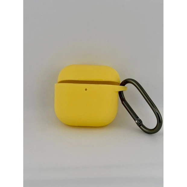 Чохол для навушників Full Silicone Case Apple AirPods 4 (13) Жовтий