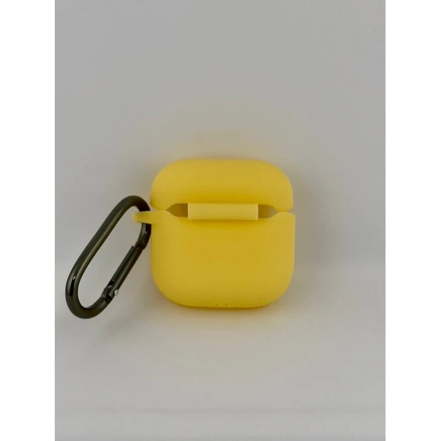 Чохол для навушників Full Silicone Case Apple AirPods 4 (13) Жовтий
