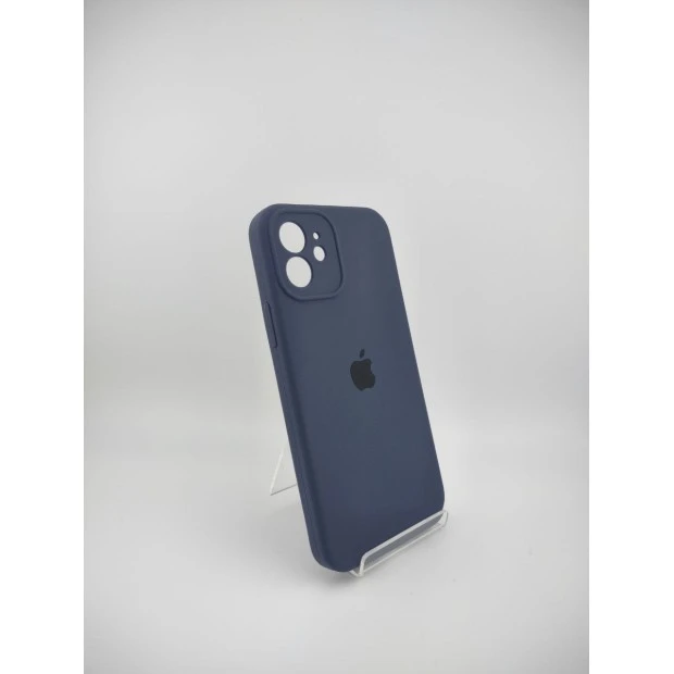 Силикон Original RoundCam Case Apple iPhone 12 (09) Midnight Blue