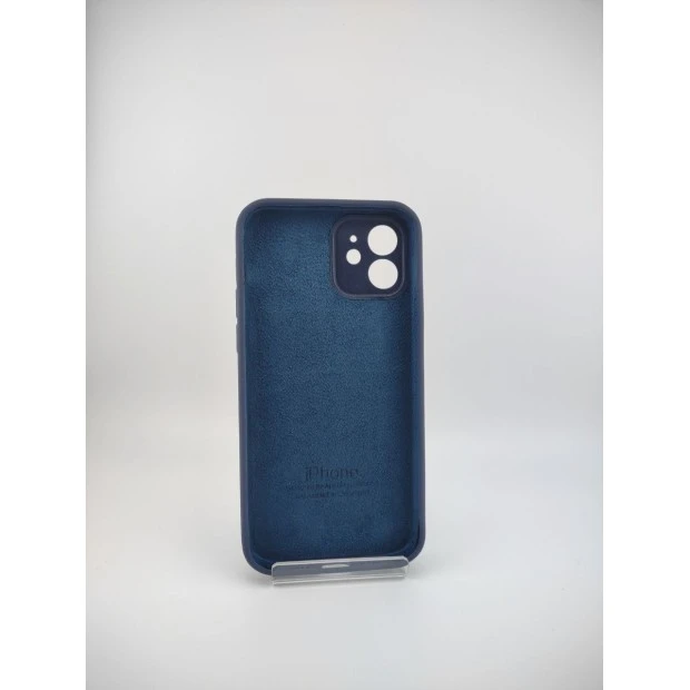Силикон Original RoundCam Case Apple iPhone 12 (09) Midnight Blue