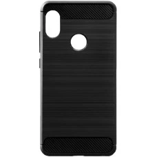 Силиконовый чехол Polished Carbon Xiaomi Redmi 6 Pro / Mi A2 Lite (Черный)