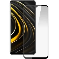 Защитное стекло 5D Xiaomi Poco M3 Black