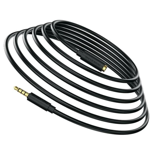 Кабель-удлинитель AUX Borofone BL12 (2m) (Чёрный)