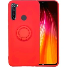 Чехол Ring Silicone Case Xiaomi Redmi Note 8T (Красный)