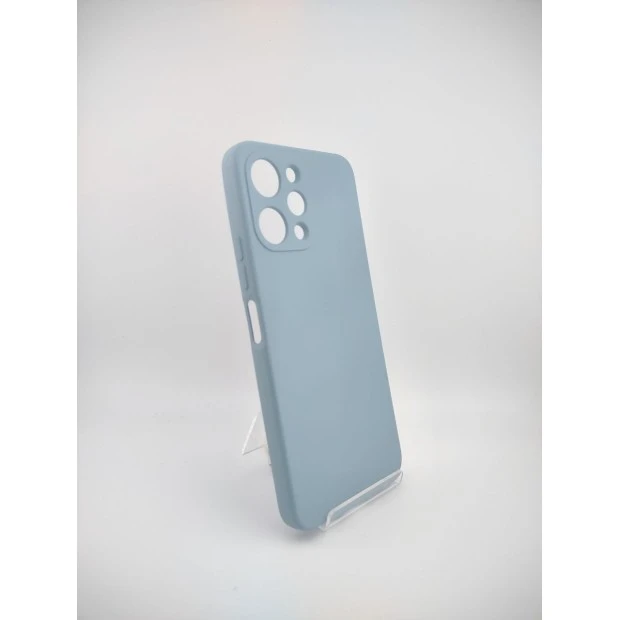 Силіконовий чохол Original Xiaomi Redmi 12 (ShutCam) (Блідо-блакитний)