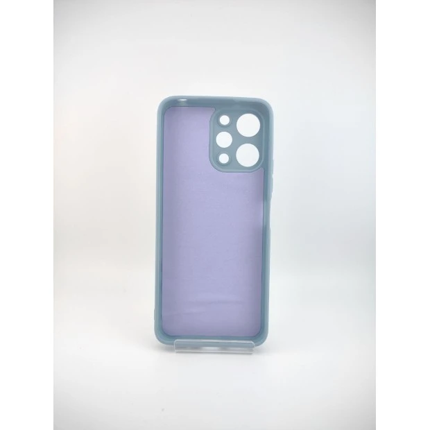 Силіконовий чохол Original Xiaomi Redmi 12 (ShutCam) (Блідо-блакитний)