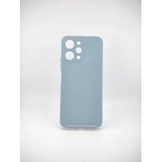 Силіконовий чохол Original Xiaomi Redmi 12 (ShutCam) (Блідо-блакитний)