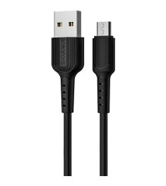 USB-кабель Borofone BX16 (MicroUSB) (Чёрный)