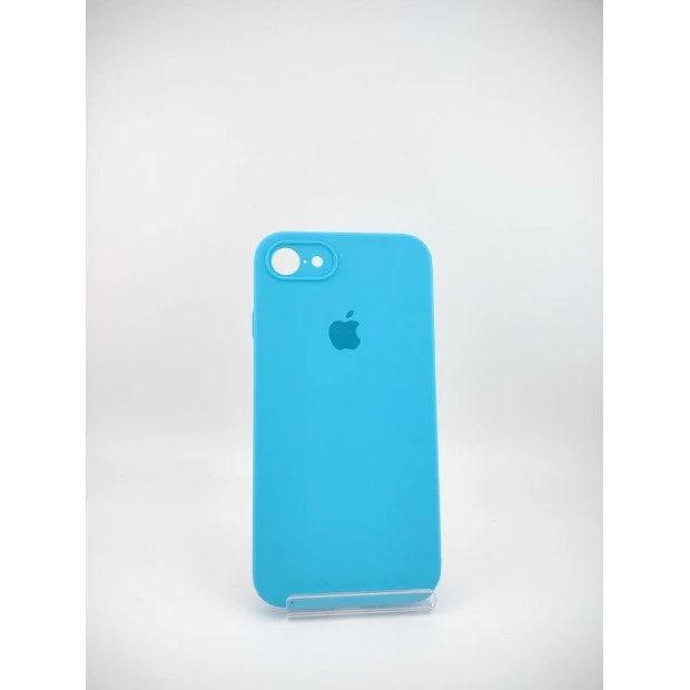 Силіконовий чохол Original Square RoundCam для Apple iPhone 7  /  8  /  SE (2020) Синій