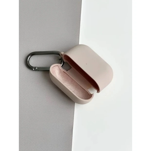 Чехол для наушников Full Silicone Case Apple AirPods 4 (17) Antique White