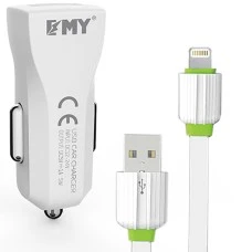 АЗУ Emy Lightning 1USB / 1A (Белый)