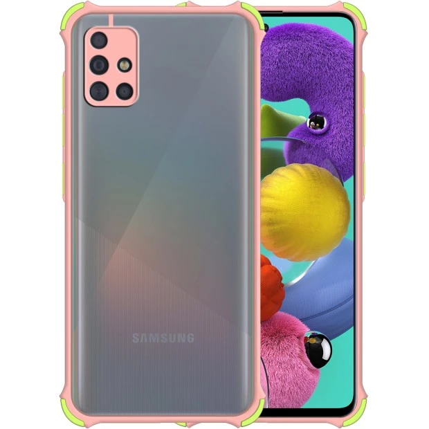 Чехол Armor Frame Samsung Galaxy A51 (Розовый)