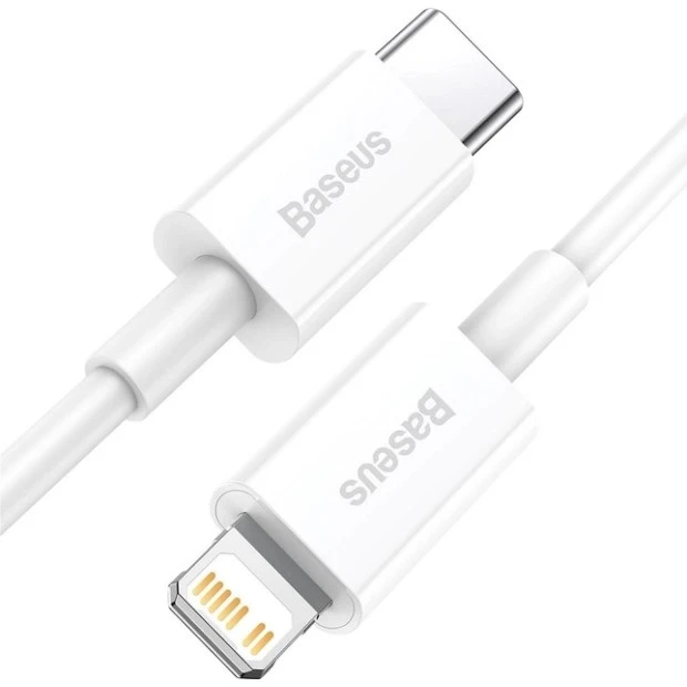 Baseus Superior PD 20W USB Cable (2m) (Type-C to Lightning) (White) CATLYS-C02
