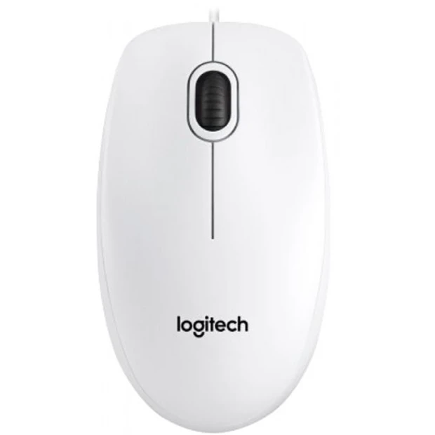 Миша дротова Logitech B100 (910-003360) (Біла)