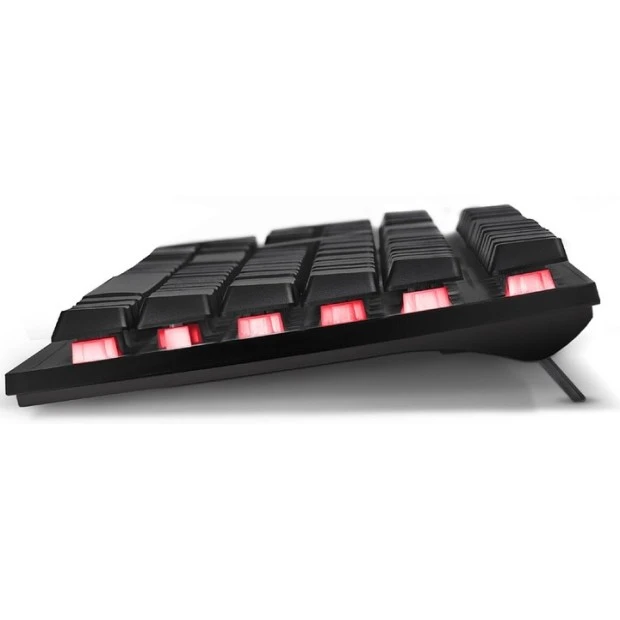 Клавіатура дротова ігрова REAL-EL Comfort 7011 з підсвіткою RGB (Чорний)