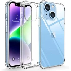 Силикон 6D Apple iPhone 14 (Прозрачный)