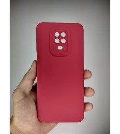 Силикон Original ShutCam Xiaomi Redmi Note 9S / Note 9 Pro (Малиновый)