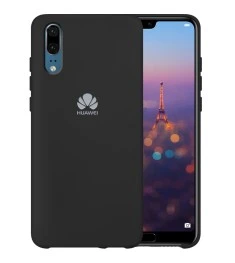 Силикон Original Case Logo Huawei P20 (Чёрный)