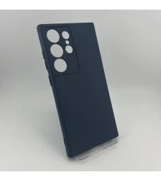 Силикон Original Samsung Galaxy S24 Ultra (ShutCam) (Тёмно-синий)