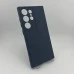 Силіконовий чохол Original Samsung Galaxy S24 Ultra (ShutCam) (Темно-синій)
