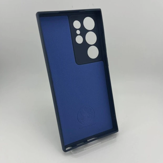 Силіконовий чохол Original Samsung Galaxy S24 Ultra (ShutCam) (Темно-синій)
