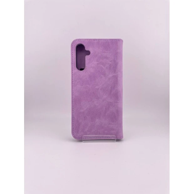 Чехол-книжка Leather Elegant Samsung Galaxy A15 (Тёмная фиалка)