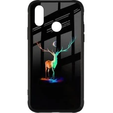 Накладка Luminous Glass Case Huawei P Smart Plus / Nova 3i (Deer)